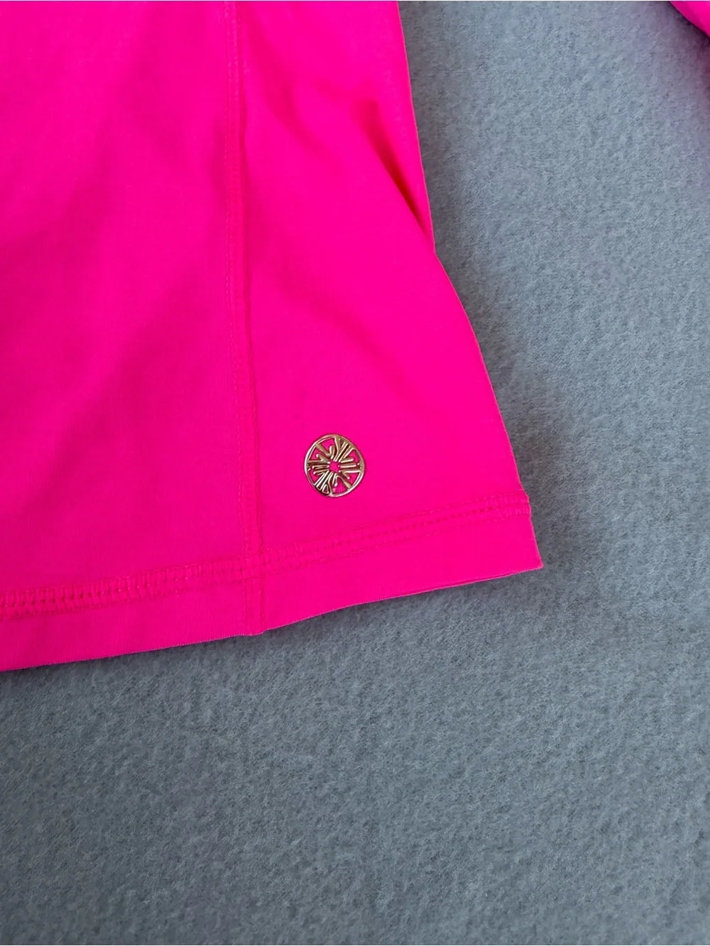 Lilly Pulitzer UPF 50+ Luxletic Justine XS Pink Grenadine Half Zip Pullover NWT